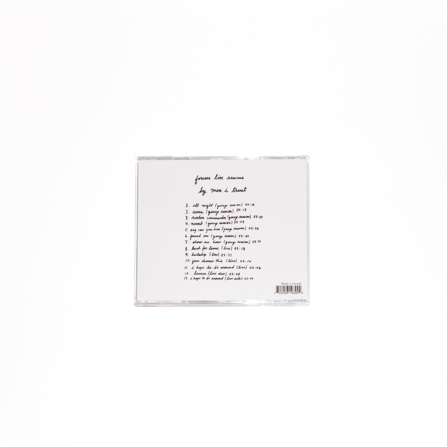 CD - Forever Live Sessions