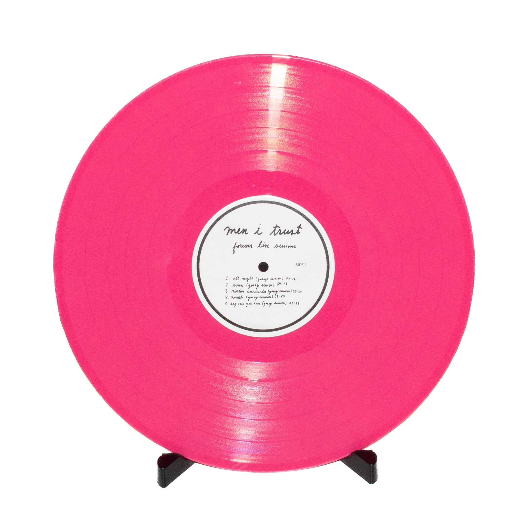 Men I Trust Vinyl - Forever Live Sessions Pink LP Men I Trust Merch Men I Trust Vinyl - Forever Live Sessions Pink LP Men I Trust Merch