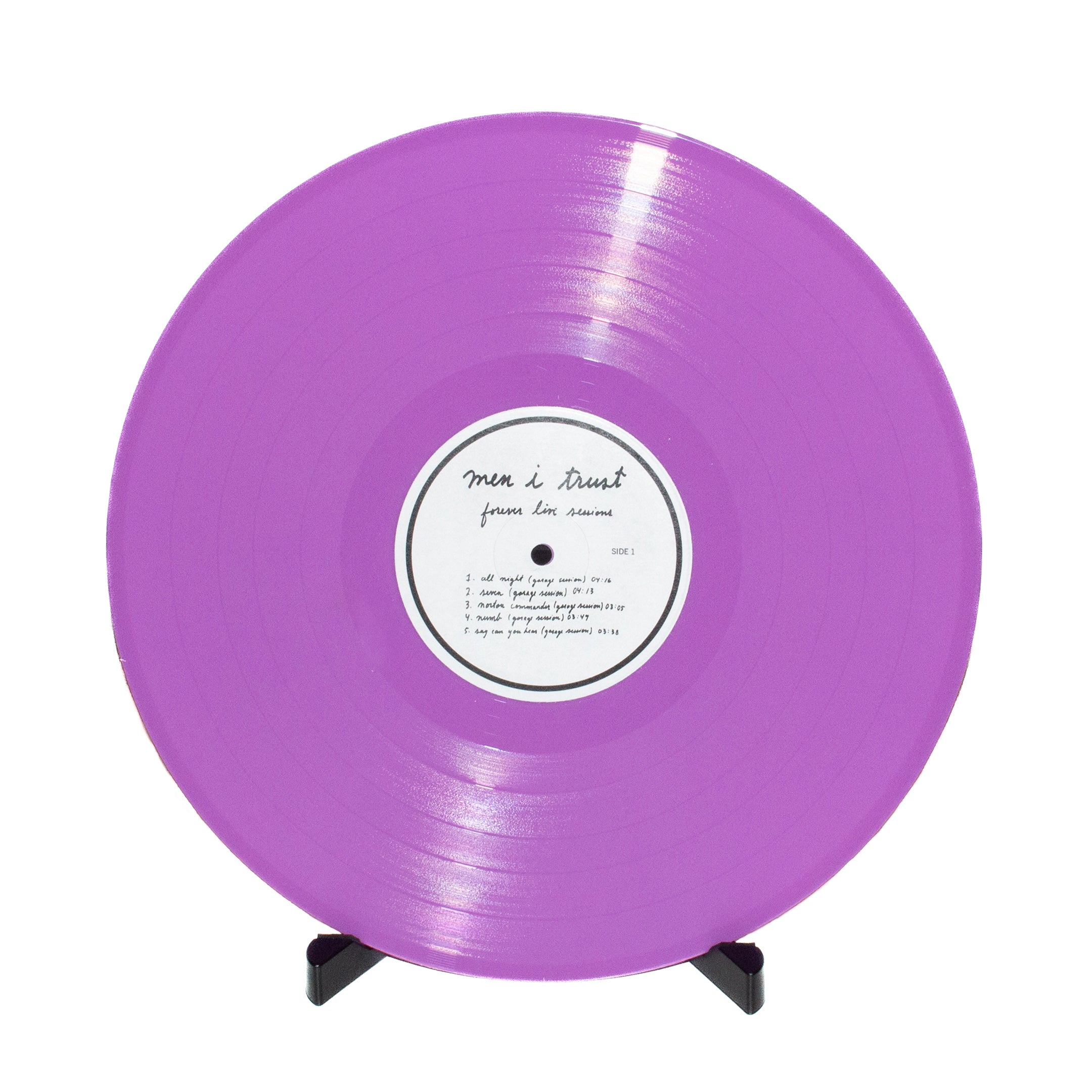 Shop Men I Trust - Vinyl - Forever Live Sessions - Bright Purple