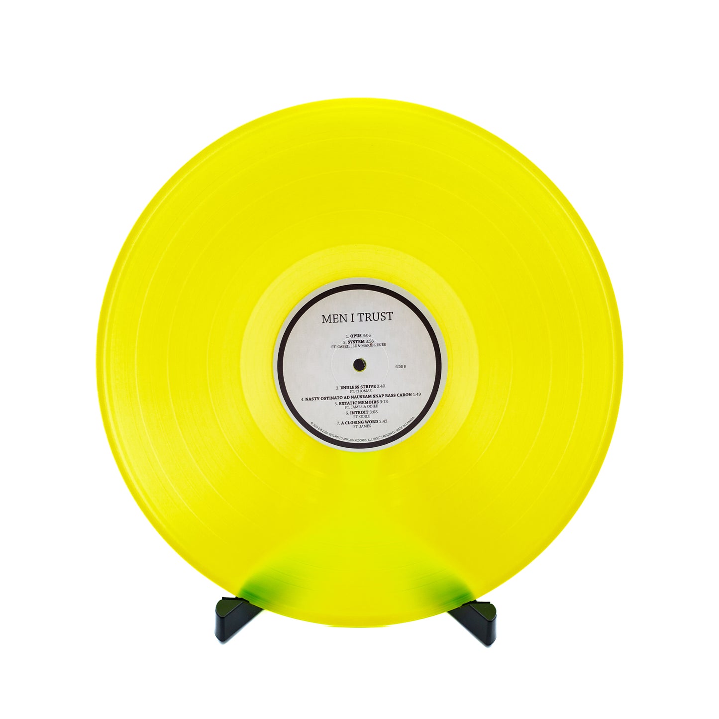 Vinyl - Men I Trust (Self-Titled) - Fluorescent Yellow Variant